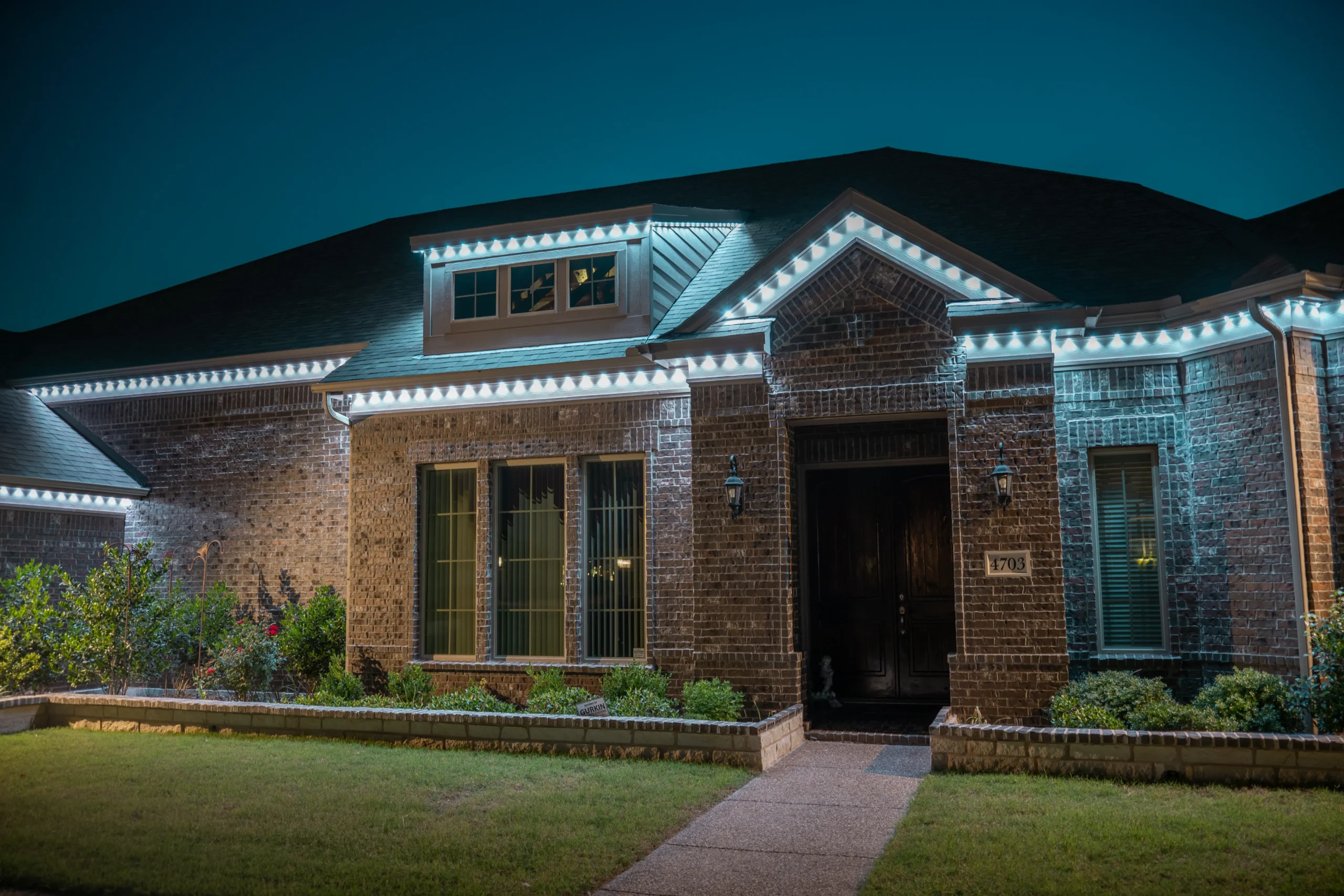 Accent lighting installation example 7