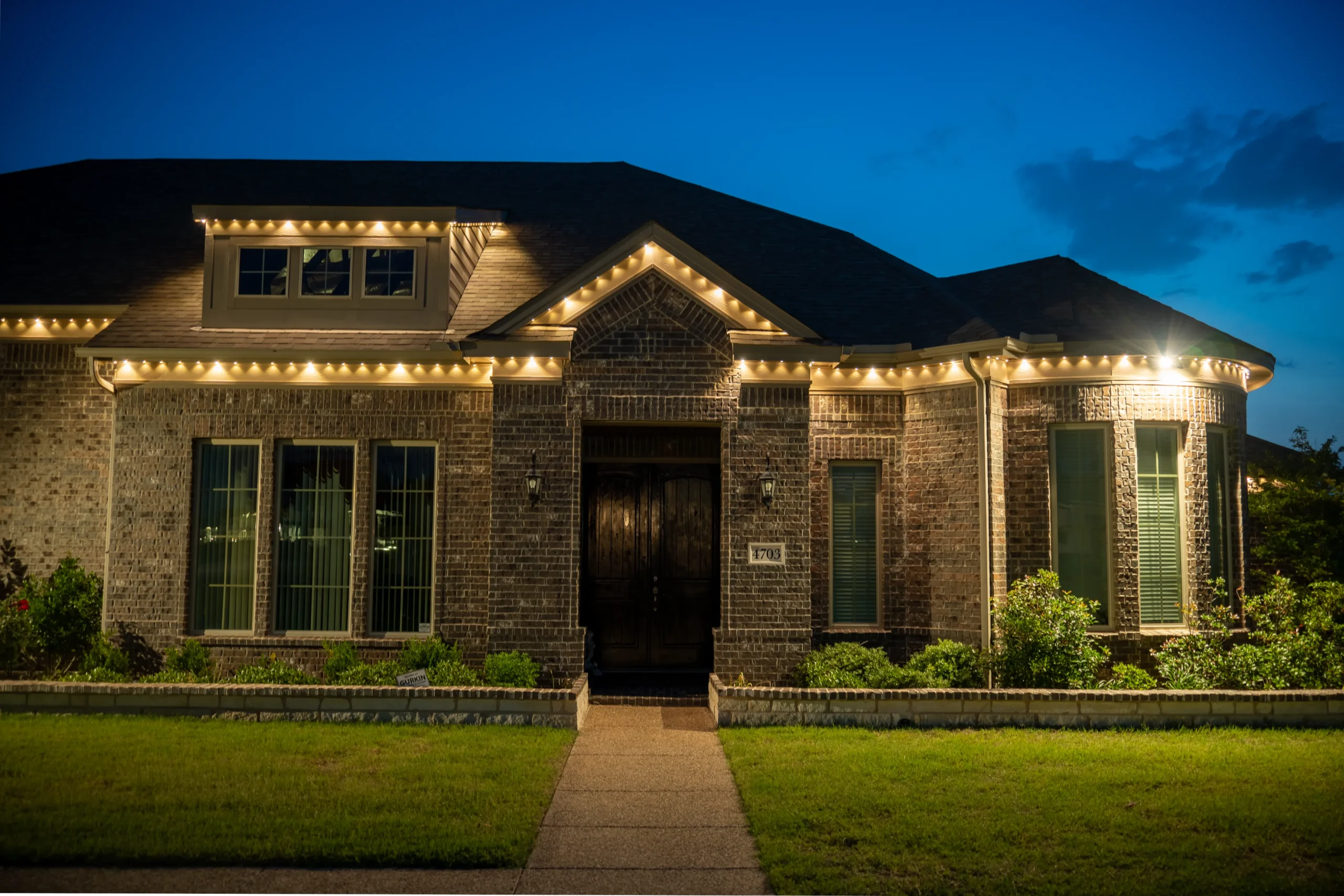 Accent lighting installation example 8