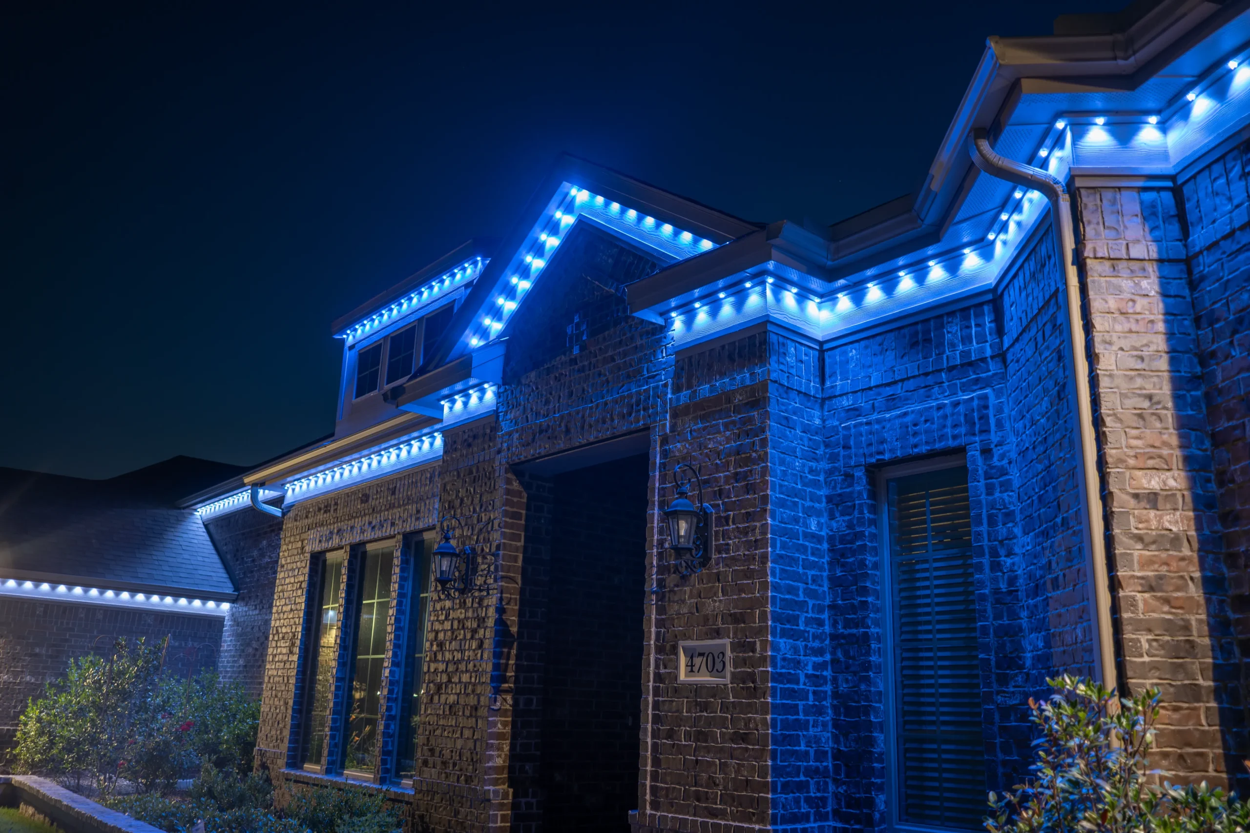 Game day lighting display 6