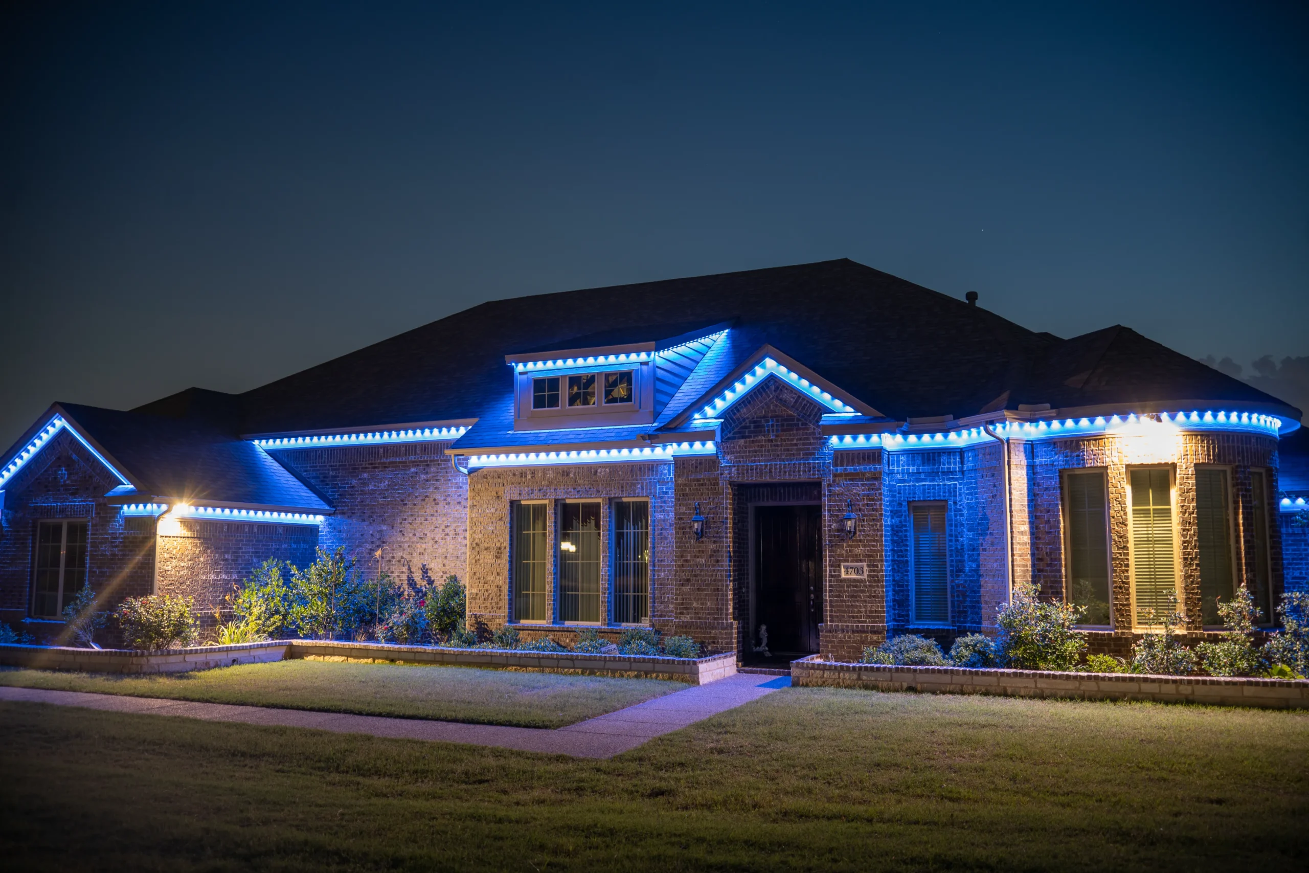 Game day lighting display 7