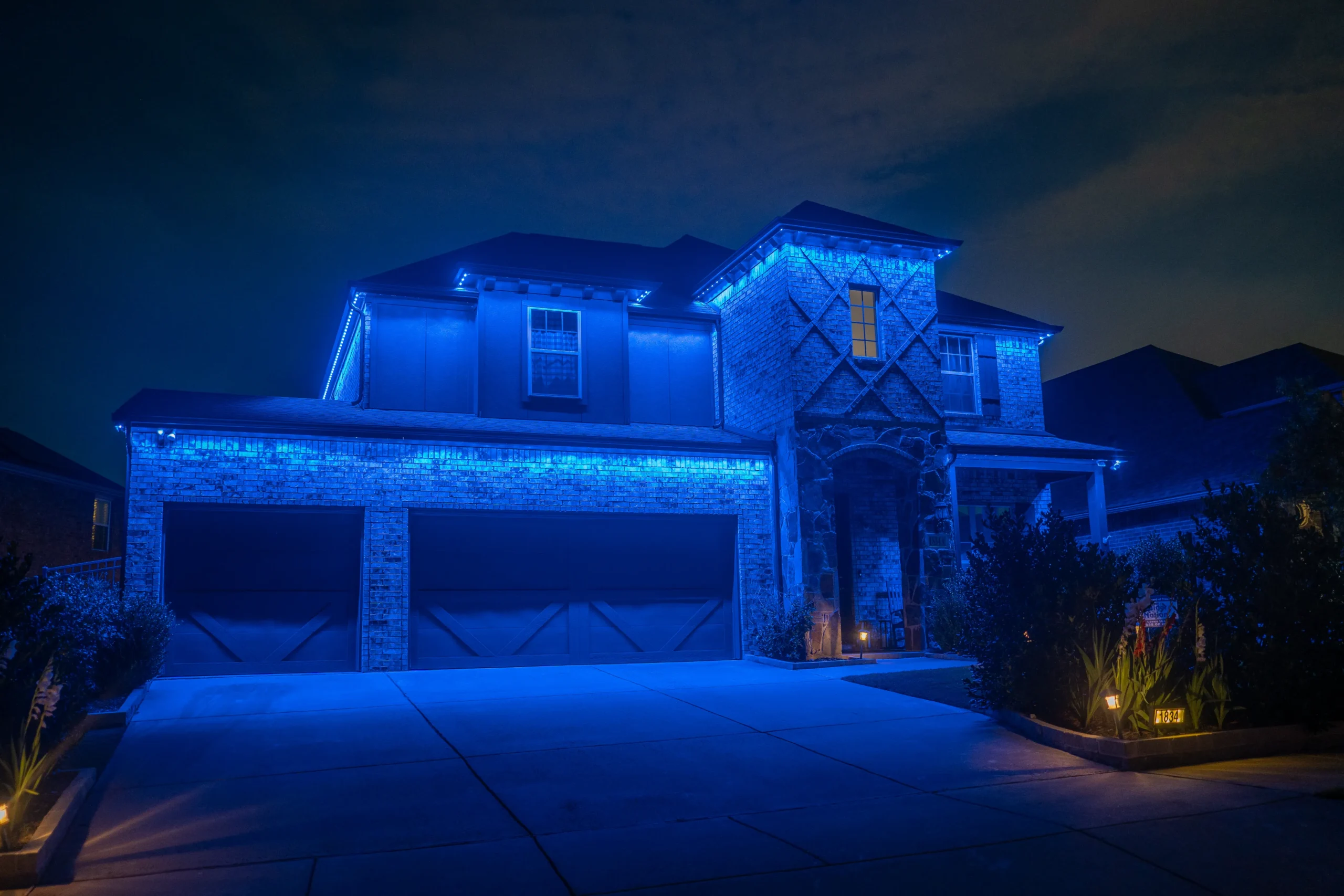 Game day lighting display 9