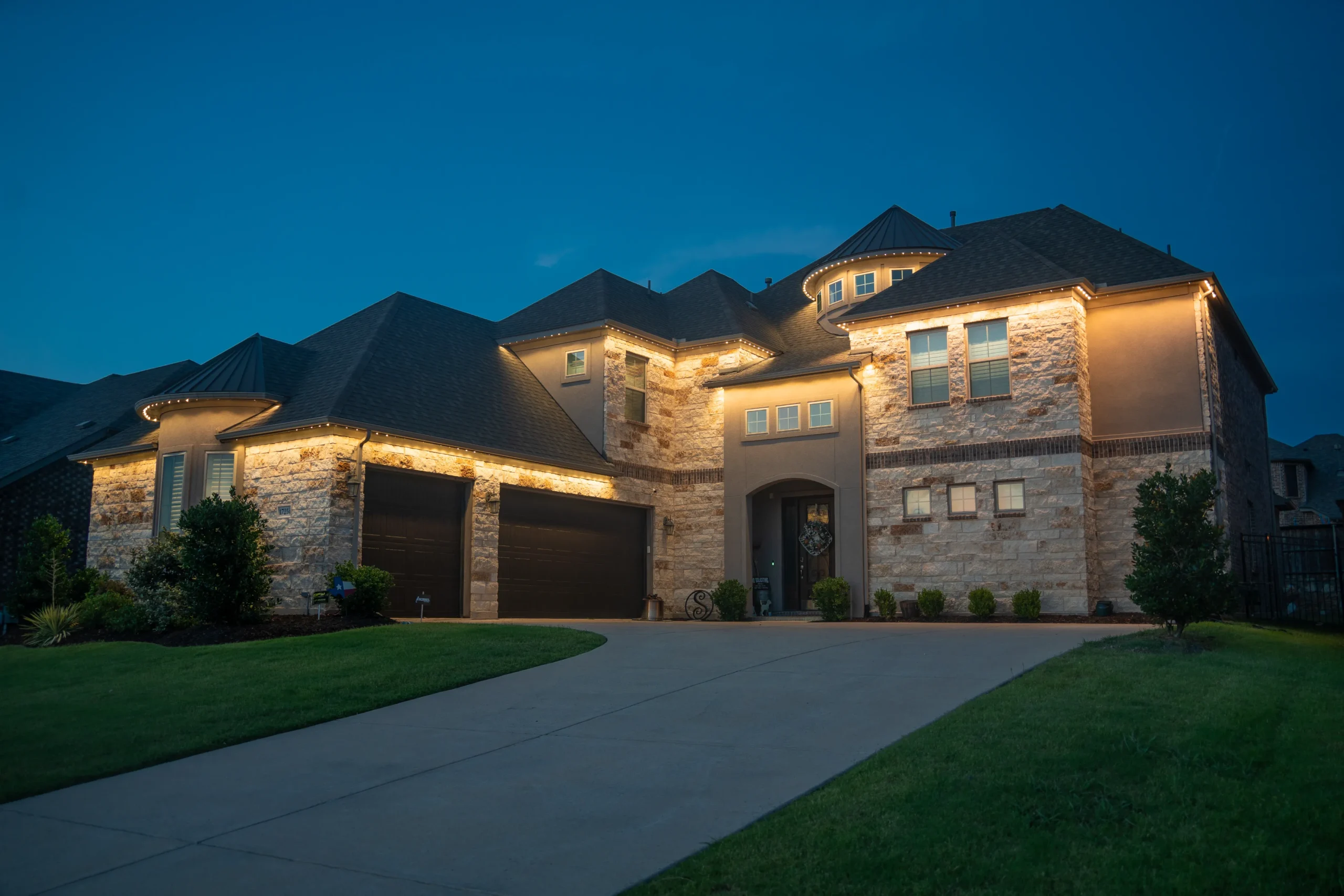 Security lighting installation 6